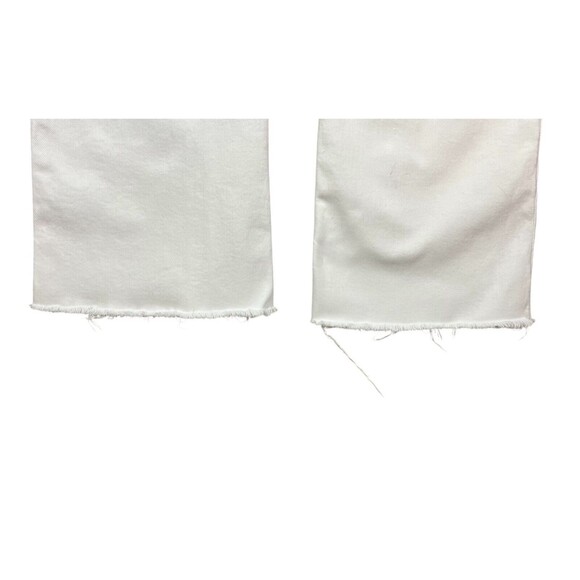 Gap Denim Ankle Flare Jeans Women's Size 4t White Distressed Denim High Waist - Picture 9 of 15